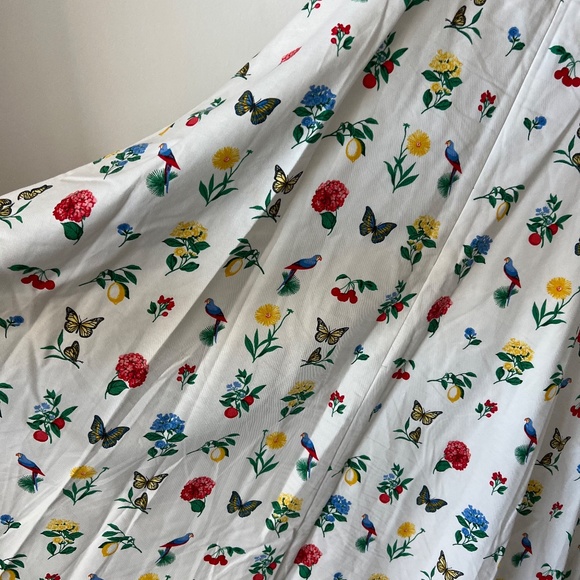 Ann Taylor Botanical Midi Flare Dress size 14 - Picture 10 of 10